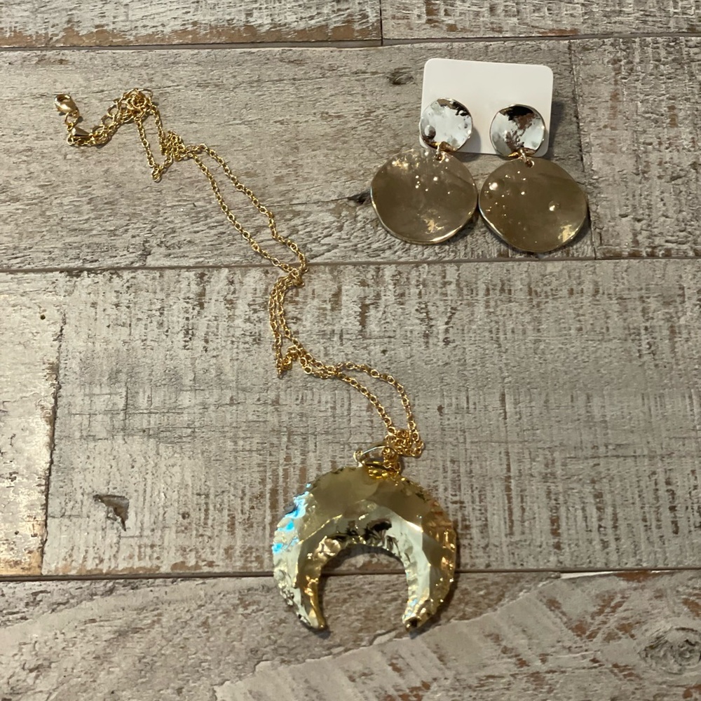 Bundle of necklace and earrings